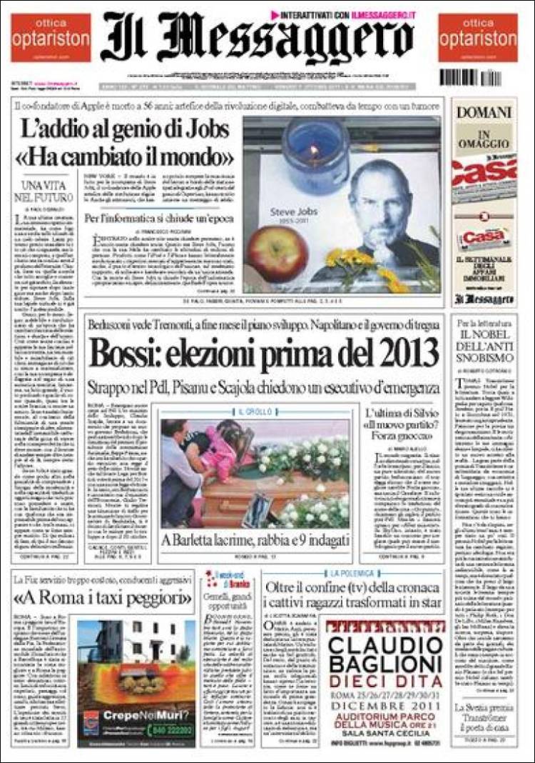 Le prime pagine di oggi Il Post