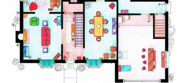 Piantine di serie tv e film famosi il post for Disegnare piantina appartamento