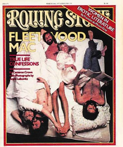 I Fleetwood Mac sul Rolling Stone nel 1977.