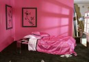 Pink satin sheets set (07)