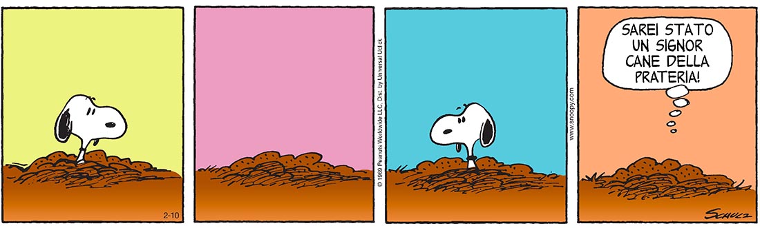 vignetta di Peanuts