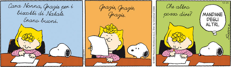Immagini Natale Snoopy.Buone Feste Dai Peanuts Il Post