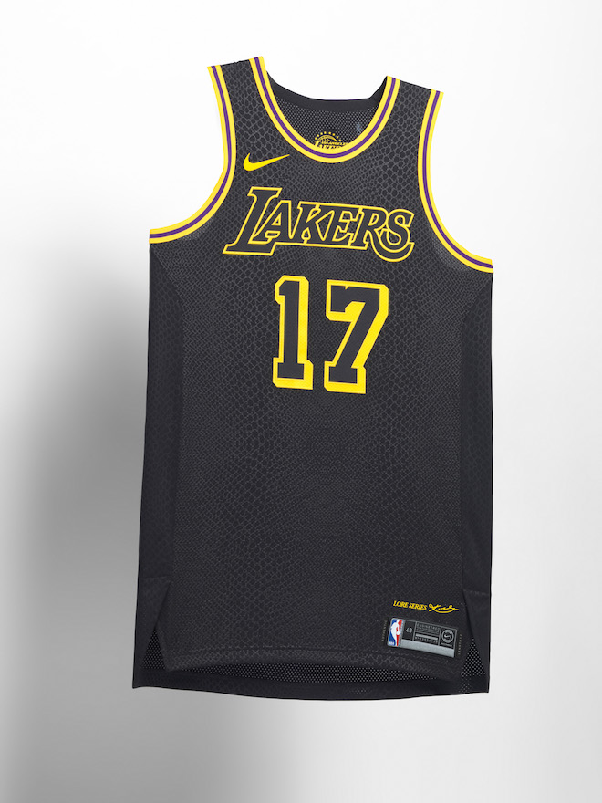 Maglia con bottoni LA Lakers Distressed Logo Nera B4510_331 | New Era Cap  Monaco