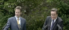 Cameron a Clegg: “Come baaaaack!”