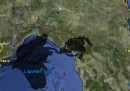 La chiazza nel Mar Ligure