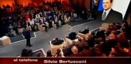 Berlusconi contro Giannini di Repubblica a Ballarò