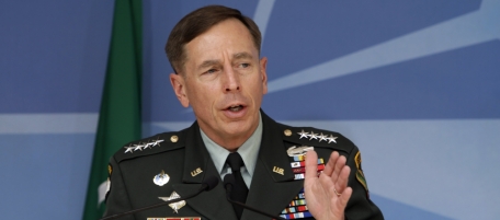 Newly appointed U.S. and NATO forces commander in Afghanistan U.S. Army General David Petraeus speaks during a media conference at NATO headquarters in Brussels on Thursday, July 1, 2010. (AP Photo/Virginia Mayo)