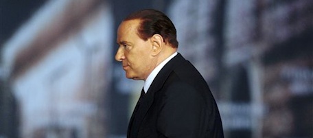 Italia Premier and People of Freedom, PDL party leader Silvio Berlusconi attends the second annual 'Festa della Liberta'' , in Milan, Italy, Sunday, Oct. 3, 2010. (AP Photo/Luca Bruno)