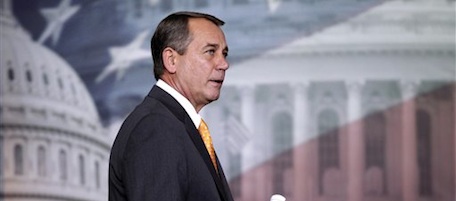 House Republican leader John Boehner of Ohio arrives for a news conference on Capitol Hill in Washington, Wednesday, Nov. 3, 2010, to discuss the sweeping GOP victory in the 2010 midterm elections. (AP Photo/J. Scott Applewhite)