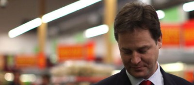 Nick Clegg sulle montagne russe