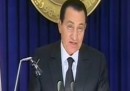 Mubarak non si ricandiderà