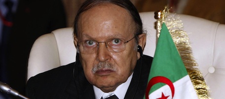 Algerian President Abdelaziz Bouteflika attends the opening session of the 3rd Africa-EU summit in the Libyan capital Tripoli on November 29, 2010. AFP PHOTO/MAHMUD TURKIA (Photo credit should read MAHMUD TURKIA/AFP/Getty Images)