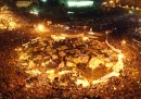La sera dell'11 febbraio al Cairo