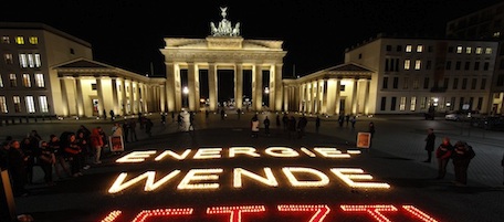 The Brandenburg Gate is seen before the lights are switched off for Earth Hour on March 26, 2011 in Berlin, Germany. Earth Hour encourages individuals around the world to turn off their lights for one hour at 20:30 local time to take a stand against climate change. The largest Earth Hour was in 2010 when 128 countries participated.