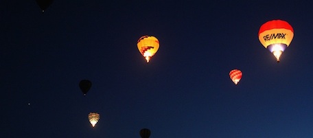 Hot air balloons leave from Innes Common at dawn on the second day of the Balloons Over Waikato Hot Air Balloon Festival on March 31, 2011 in Hamilton, New Zealand. Held annually in Hamilton, the five day event attracts balloonists from New Zealand and around the world.