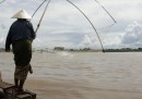 La diga del fiume Mekong