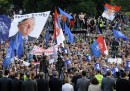 I serbi che difendono Mladic