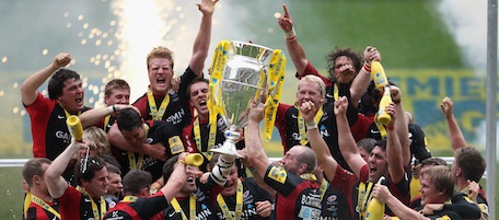 during the AVIVA Premiership Final between Leicester Tigers and Saracens at Twickenham Stadium on May 28, 2011 in London, United Kingdom.