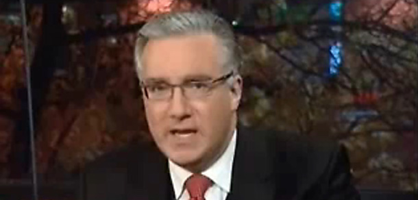 This frame grab image taken from MSNBC video shows anchorman Keith Olbermann delivering a special comment during the "Countdown with Keith Olbermann" show, Oct. 27, 2010. MSNBC has suspended Olbermann indefinitely without pay for contributing to the campaigns of three Democratic candidates this election season. Olbermann acknowledged to NBC that he donated $2,400 apiece to the campaigns of Kentucky Senate candidate Jack Conway and Arizona Reps. Raul Grivalva and Gabrielle Giffords. (AP Photo/MSNBC)