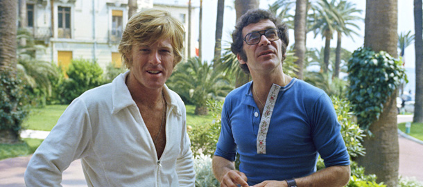 Robert Redford e Sydney Pollack, a Cannes per "Corvo rosso non avrai il mio scalpo", 1972 (AP Photo/Jean Jacques Levy)