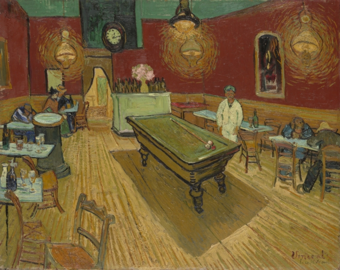Vincent Van Gogh - Le café de nuit 

(Yale CCD)