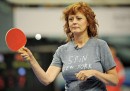 Susan Sarandon e il ping pong