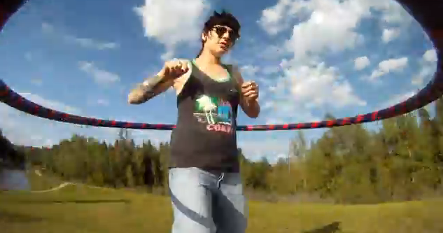 Lo hula hoop visto dal cerchio