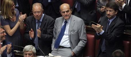 Foto Mauro Scrobogna /LaPresse
22-06-2011 Roma
Politica
Camera - informativa programma di governo
Nella foto: Pierluigi Bersani
Photo Mauro Scrobogna /LaPresse
22-06-2011 Rome
Politics
Chambers of Deputies - govenment report on government program
In the picture: Pierluigi Bersani