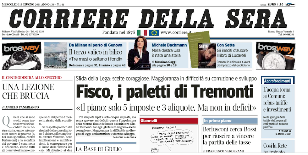 Il giornale della sera