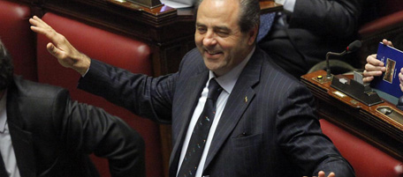 Foto Mauro Scrobogna /LaPresse
13-04-2011 Roma
Politica
Camera - processo breve 
Nella foto: Antonio Di Pietro 
Photo Mauro Scrobogna /LaPresse
13-04-2011 Roma
Politics
Chamber of Deputies - bill to cut the lenght of trials
In the picture: Antonio Di Pietro