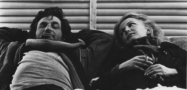 Peter Falk as Nick and Gena Rowlands as Mabel in A WOMAN UNDER THE INFLUENCE (1974, John Cassavetes)