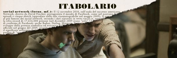Itabolario: Social Network (2010)