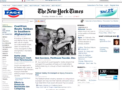 Dieci mesi di New York Times in sette minuti