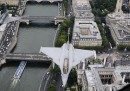 I caccia in volo su Parigi
