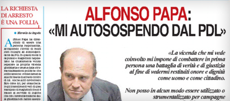 Le prime pagine di sabato 16 luglio 2011