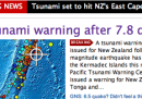 Rientrato l'allarme tsunami in Nuova Zelanda