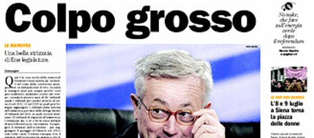 Le prime pagine di giovedì 7 luglio 2011