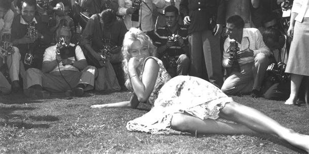 Brigitte Bardot, a Venezia per "La ragazza del peccato" nel 1958 (AP Photo/Walter Attenni)
