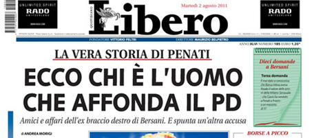 Le prime pagine di martedì 2 agosto 2011