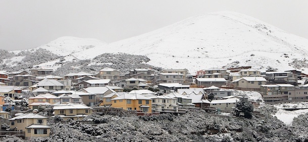 XXX as snow continues to fall across New Zealand, at XXX on August 16, 2011 in Wellington, New Zealand. Snow has hit areas of the country not normally affected, including Auckland's CBD which has not seen snow for 72 years. The freak polar blast is expected to last for several days.