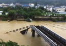 Le foto del tifone Talas in Giappone