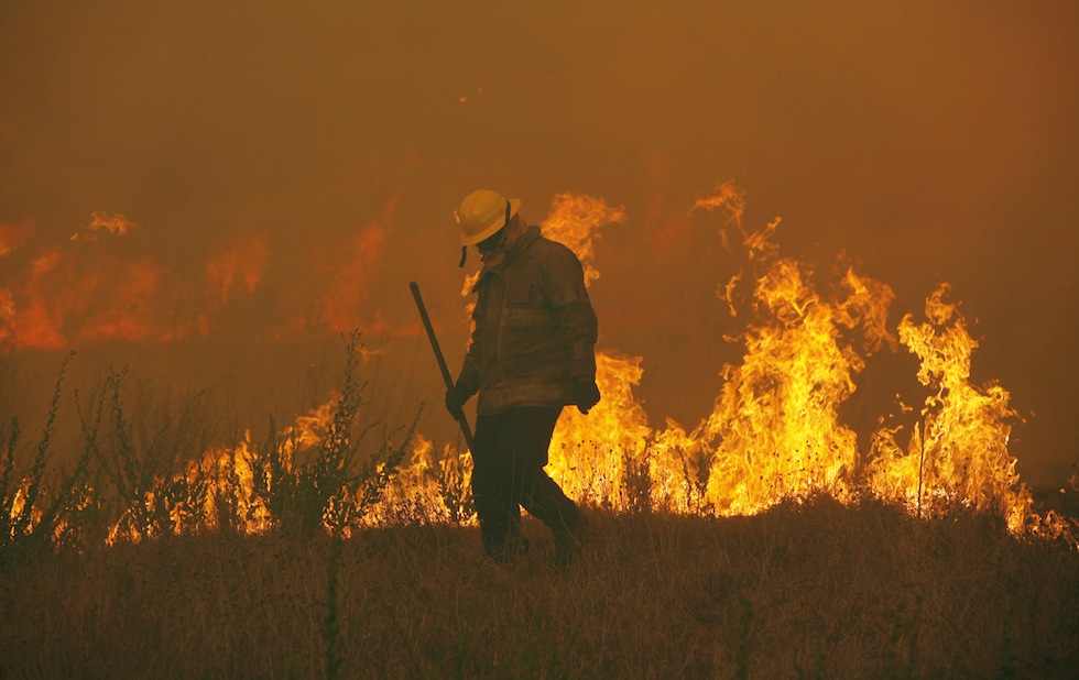 Smithville, a circa 20 chilometri da Bastrop, in Texas, 5 settembre 2011. (AP Photo/Erich Schlegel)