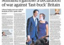 I giornali inglesi di mercoledì