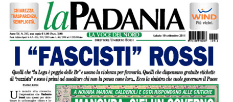 Le prime pagine di sabato 10 settembre 2011