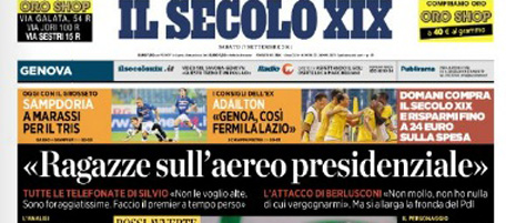 Le prime pagine di sabato 17 settembre 2011