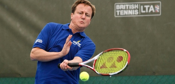 LONDON, UNITED KINGDOM &#8211; OCTOBER 07: XXX during David Cameron&#8217;s visit to National Tennis Centre on October 07, 2011 in London, United Kingdom. (Photo by Tom Dulat/Getty Images for LTA)
