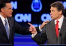 Lo scontro tra Romney e Perry al dibattito in tv