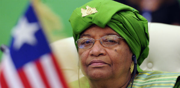 La presidente liberiana Ellen Johnson Sirleaf (AP Photo/Geert Vanden Wijngaert)
