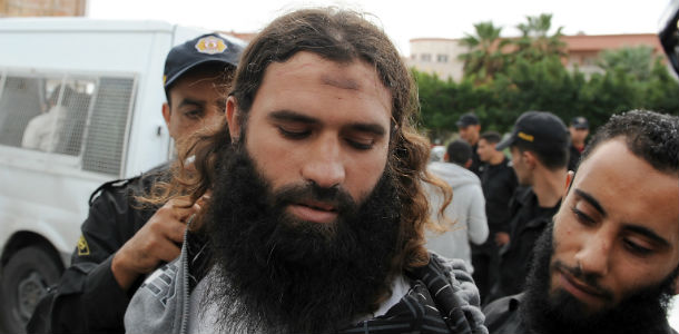 Un islamista tunisino arrestato dopo l&#8217;attacco alla tv Nessma (Fethi Belaid, AFP)
