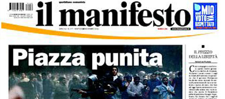 Le prime pagine di martedì 22 novembre 2011